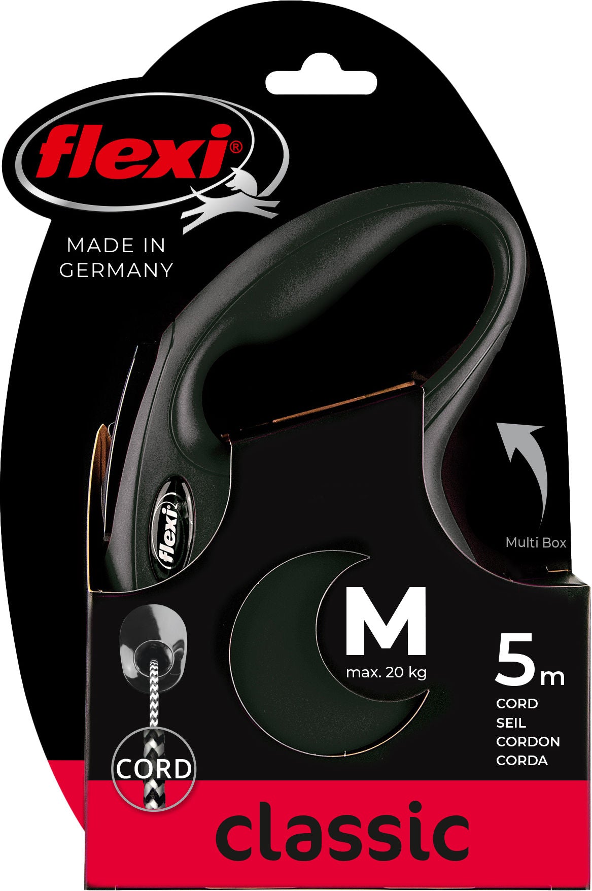 POVODEC Flexi Classic 5m/20kg - crn