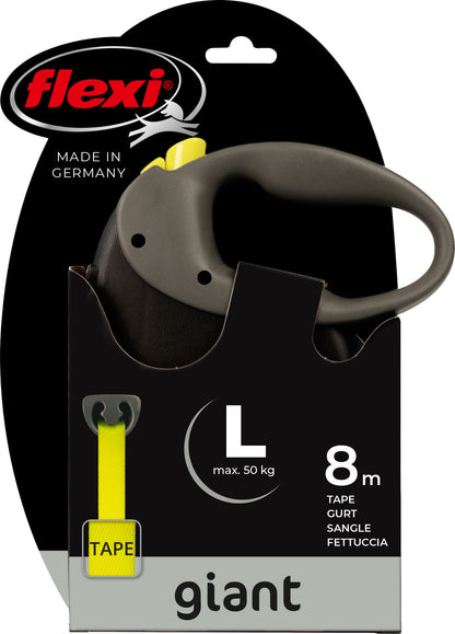 POVODEC Flexi Giant Neon L 8m/50kg