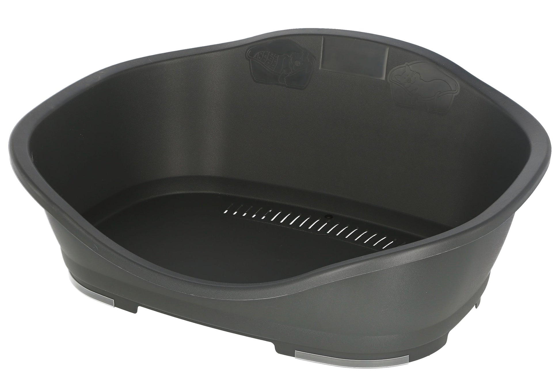 LEŽIŠCE plasticno Sleepers siv - 80,5x55x32cm