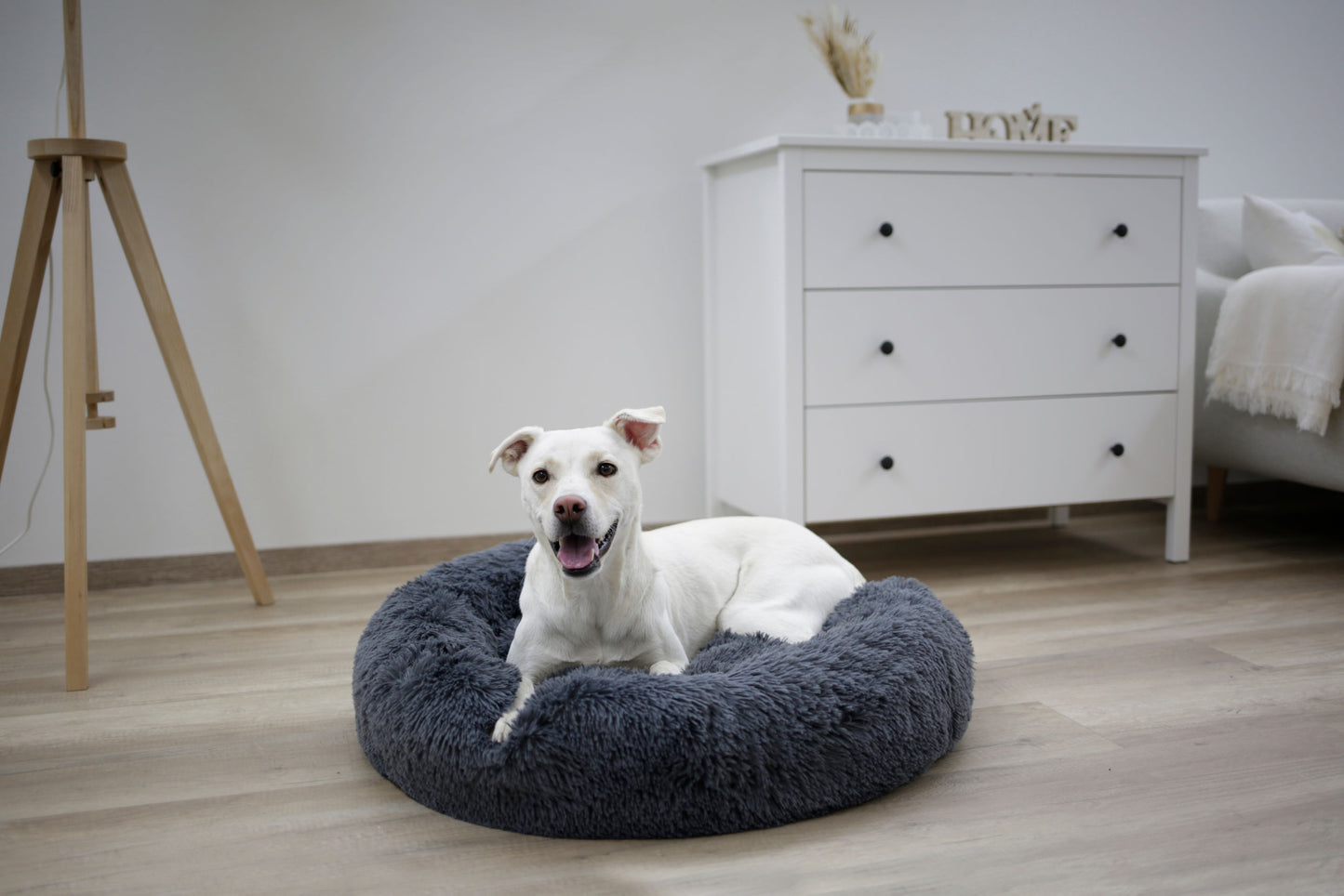 LEŽIŠCE Fluffy sivo - 60cmx18cm