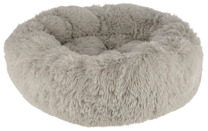 Postelja Cuddle Bed Fluffy svetlo siva, Ø76cmx19cm