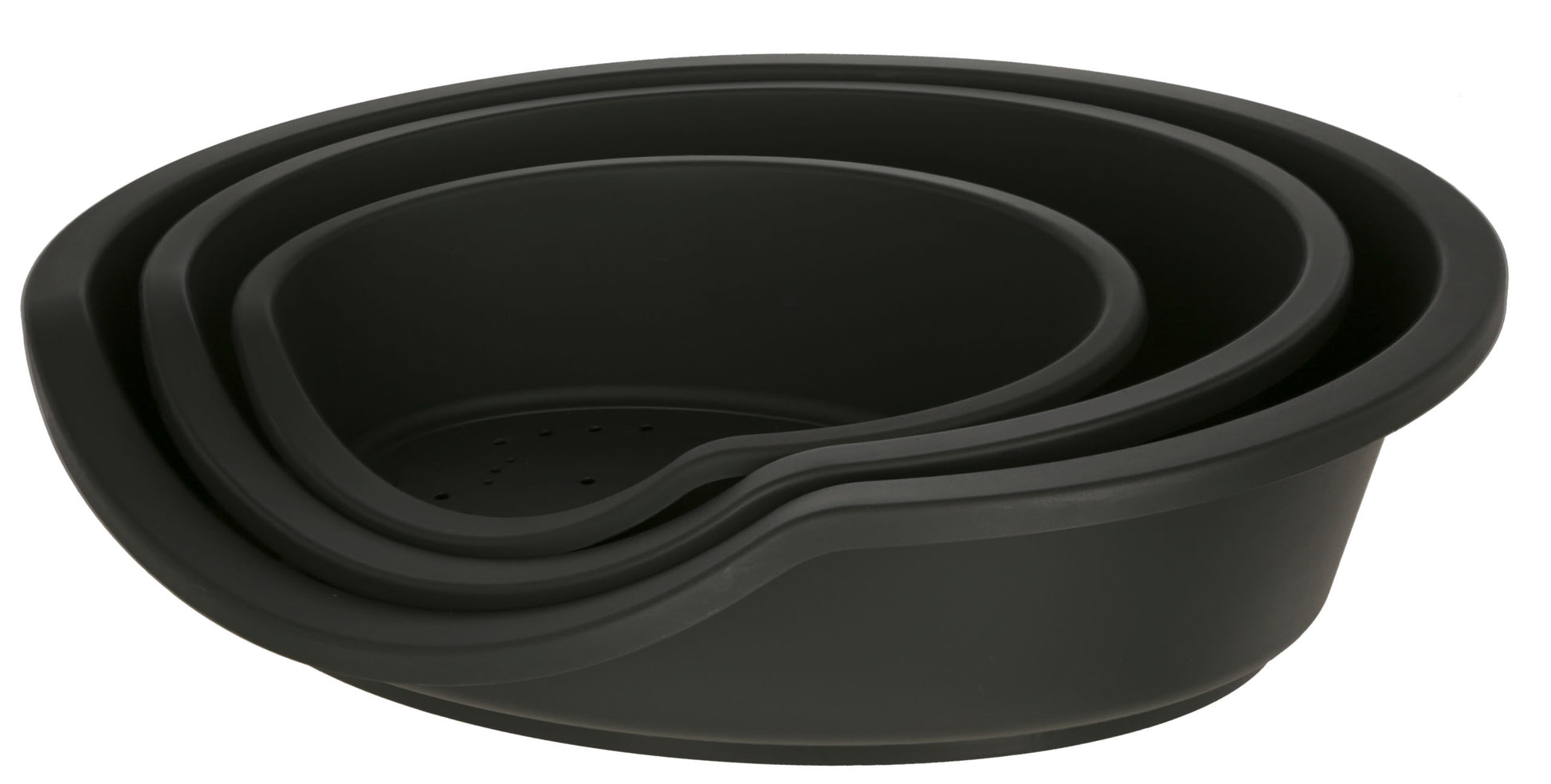 Plasticna postelja Dreamer, reciklaža, crna, 60x40x20cm,