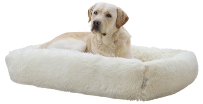 Postelja Cuddle Bed Fluffy, kremasta, 100x70cm