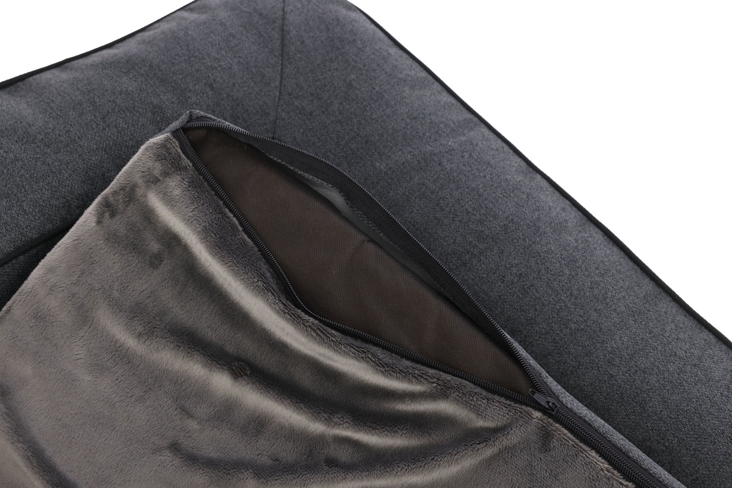 Postelja Platin Ortho, oglata, 100x70x17 cm, siva