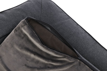 Postelja Platin Ortho, oglata, 100x70x17 cm, siva