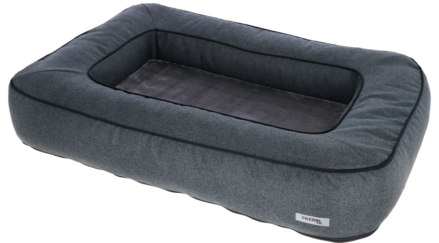 Postelja Platin Ortho, oglata, 117x80x18 cm, siva