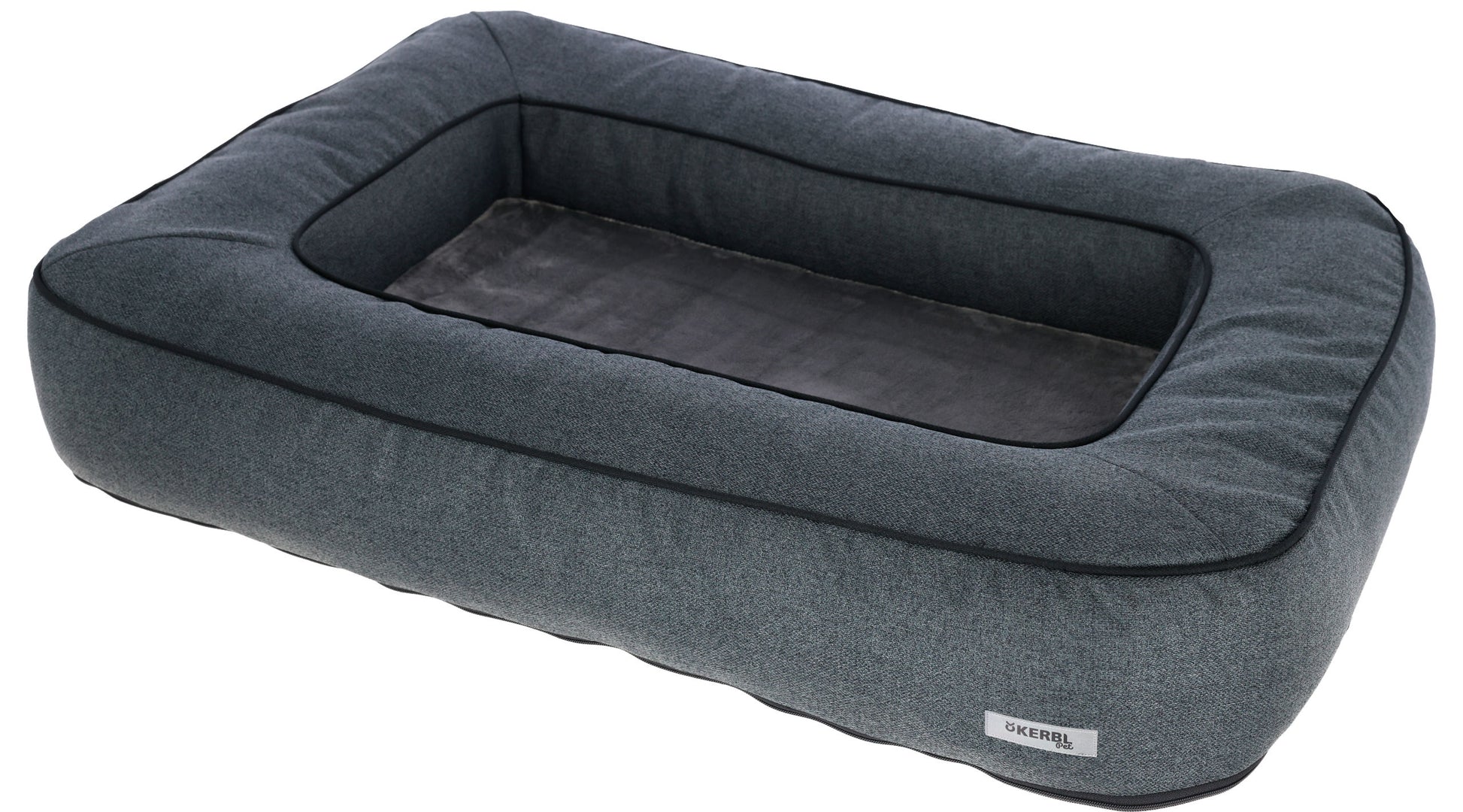 Postelja Platin Ortho, oglata, 117x80x18 cm, siva