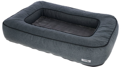 Postelja Platin Ortho, oglata, 117x80x18 cm, siva