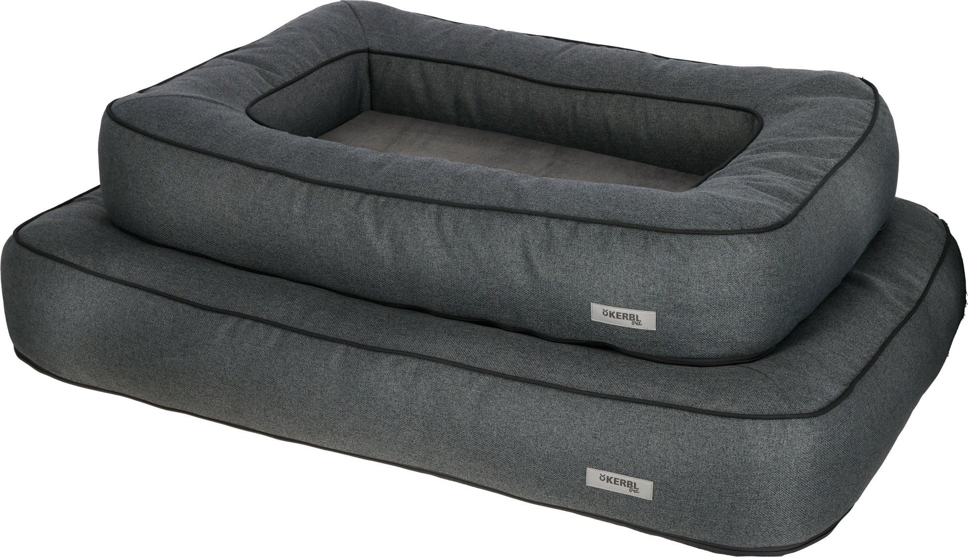 Postelja Platin Ortho, oglata, 117x80x18 cm, siva