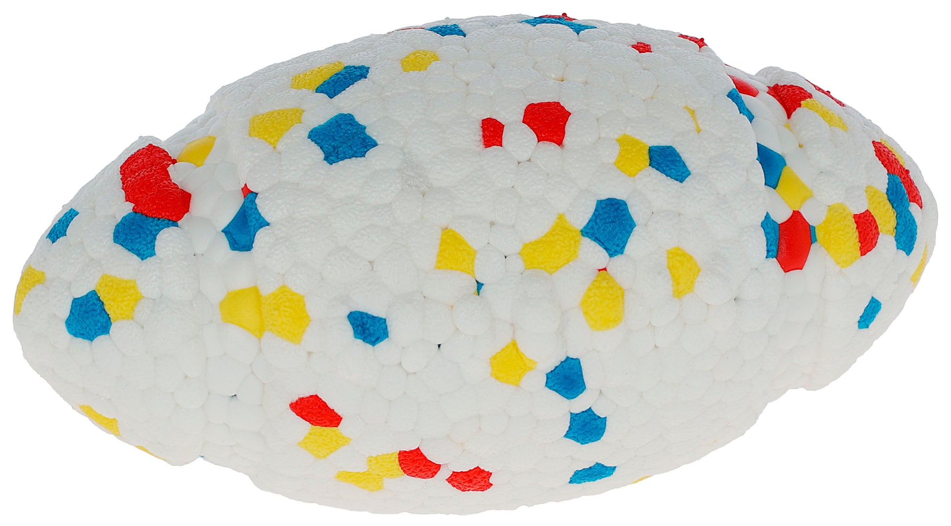 E-TPU nogometna žoga, 13,7x7,5 x8,5cm bela/barvna,