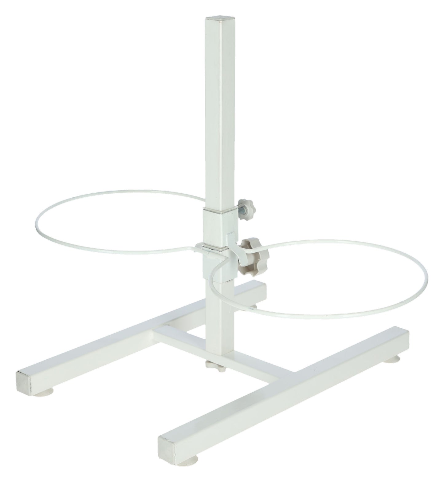 NOSILEC dvojni 43cm z 2× posoda inox 2800ml - bel