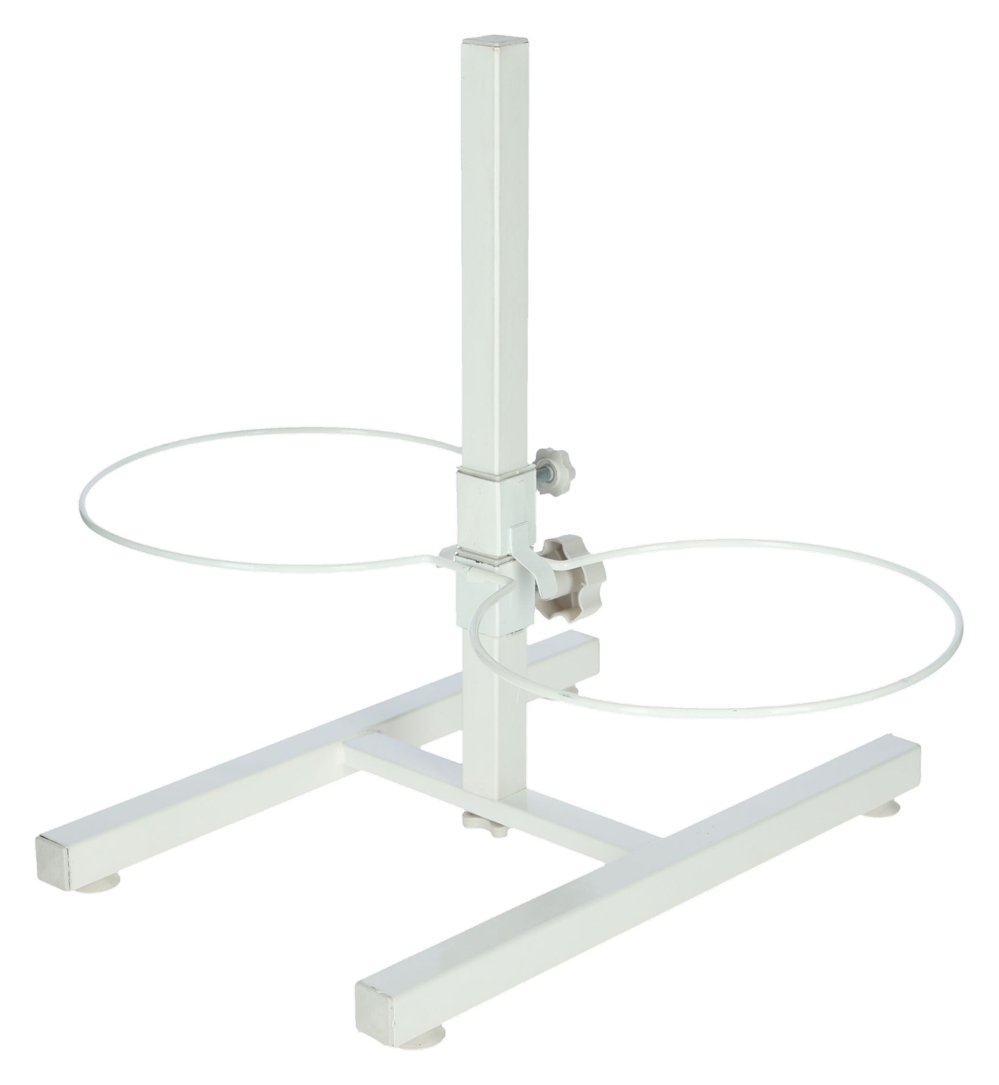 NOSILEC dvojni 43cm z 2× posoda inox 2800ml - bel