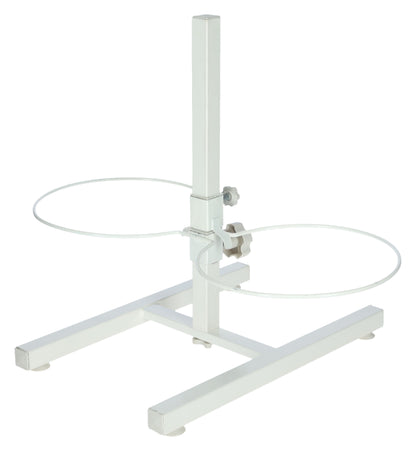 NOSILEC dvojni 43cm z 2× posoda inox 2800ml - bel