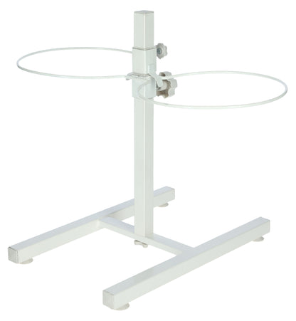 NOSILEC dvojni 43cm z 2× posoda inox 2800ml - bel