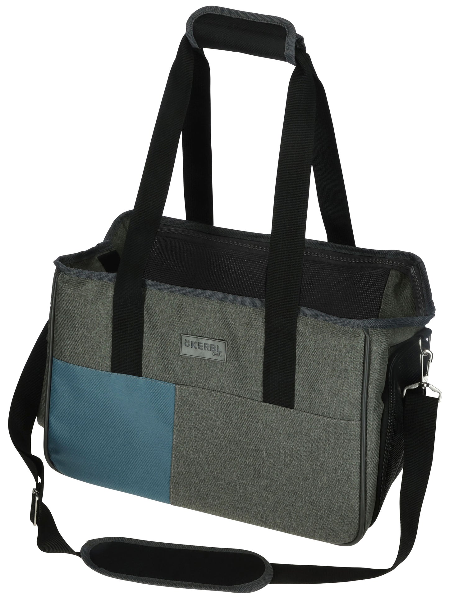 Prtljažna torba Vacation 40x20 x27cm siva/modra