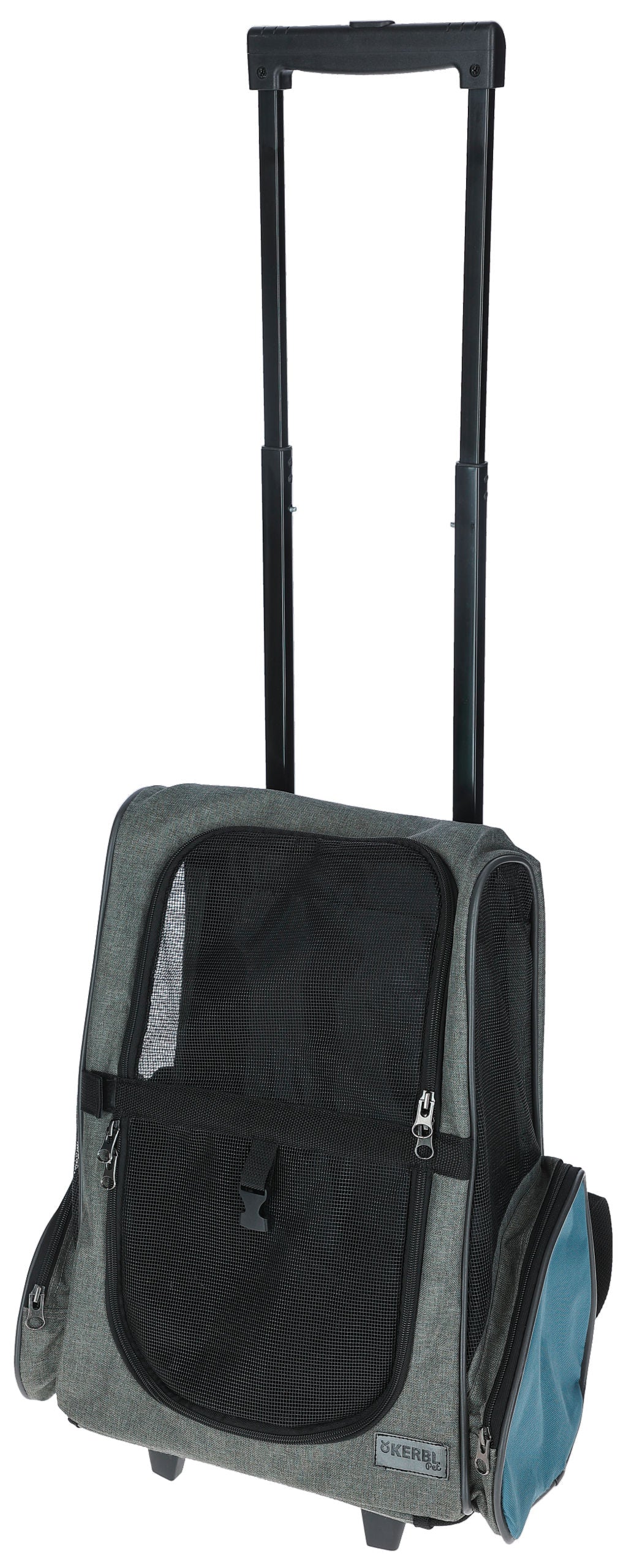VOZICEK / NAHRBTNIK za psa  - Trolley Vacation siv/moder