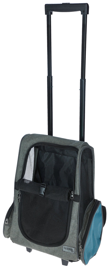VOZICEK / NAHRBTNIK za psa  - Trolley Vacation siv/moder