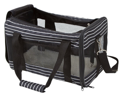 TORBA Cuba crna/bela - 40x26x28 cm
