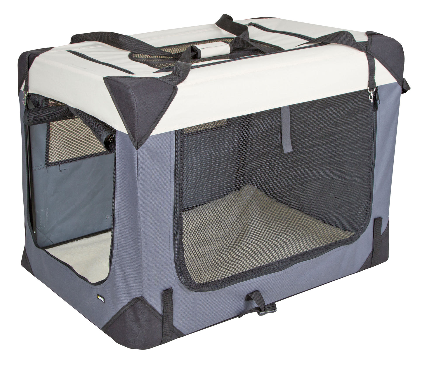 TRANSPORTNI box Journey siva/bež - 81x58x58cm