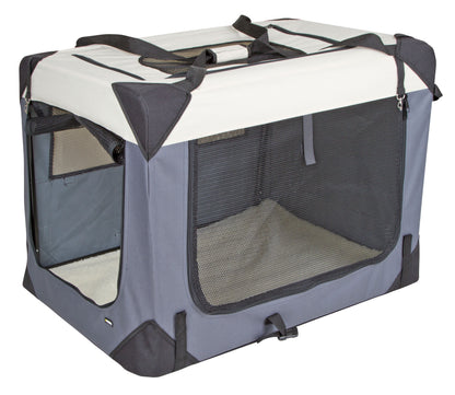TRANSPORTNI box Journey siva/bež - 81x58x58cm