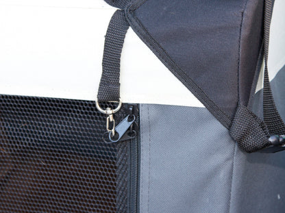 TRANSPORTNI box Journey siva/bež - 81x58x58cm