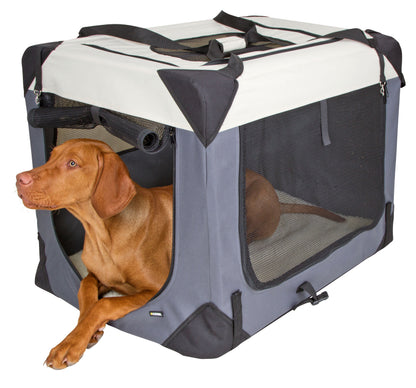 TRANSPORTNI box Journey siva/bež - 81x58x58cm