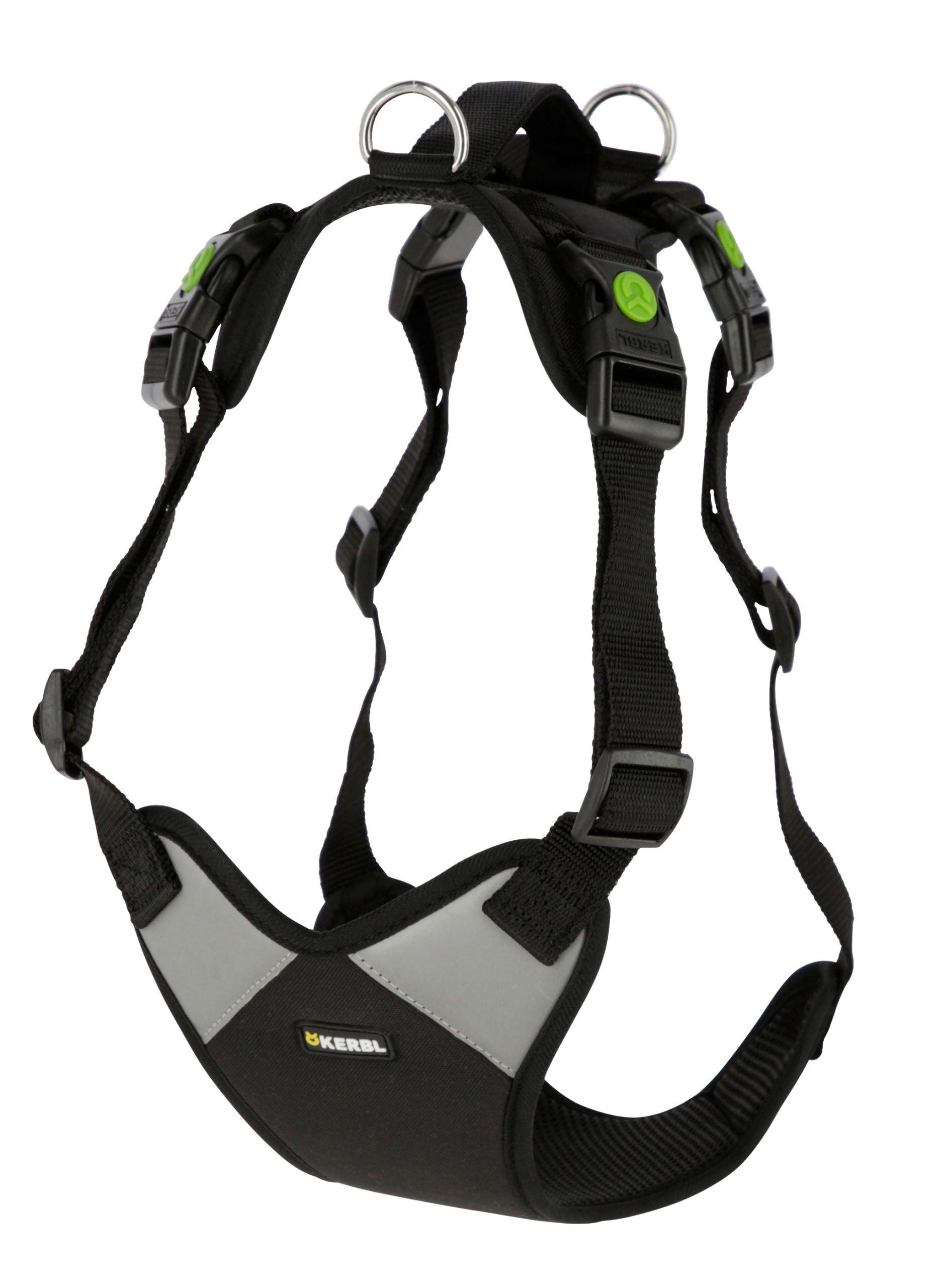 Pasji pas Pulsive, crn, 36-50 cm, 46-60cm