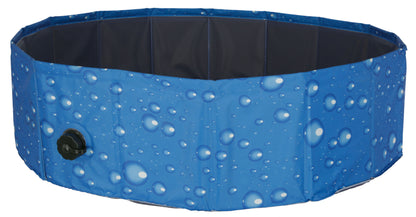Pasji bazencek Bubble, 80x80x 20cm, modra barva,