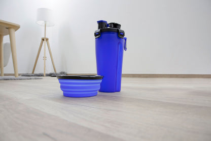 Posoda za hrano in vodo 2x350 ml, vkljucno s potovalno