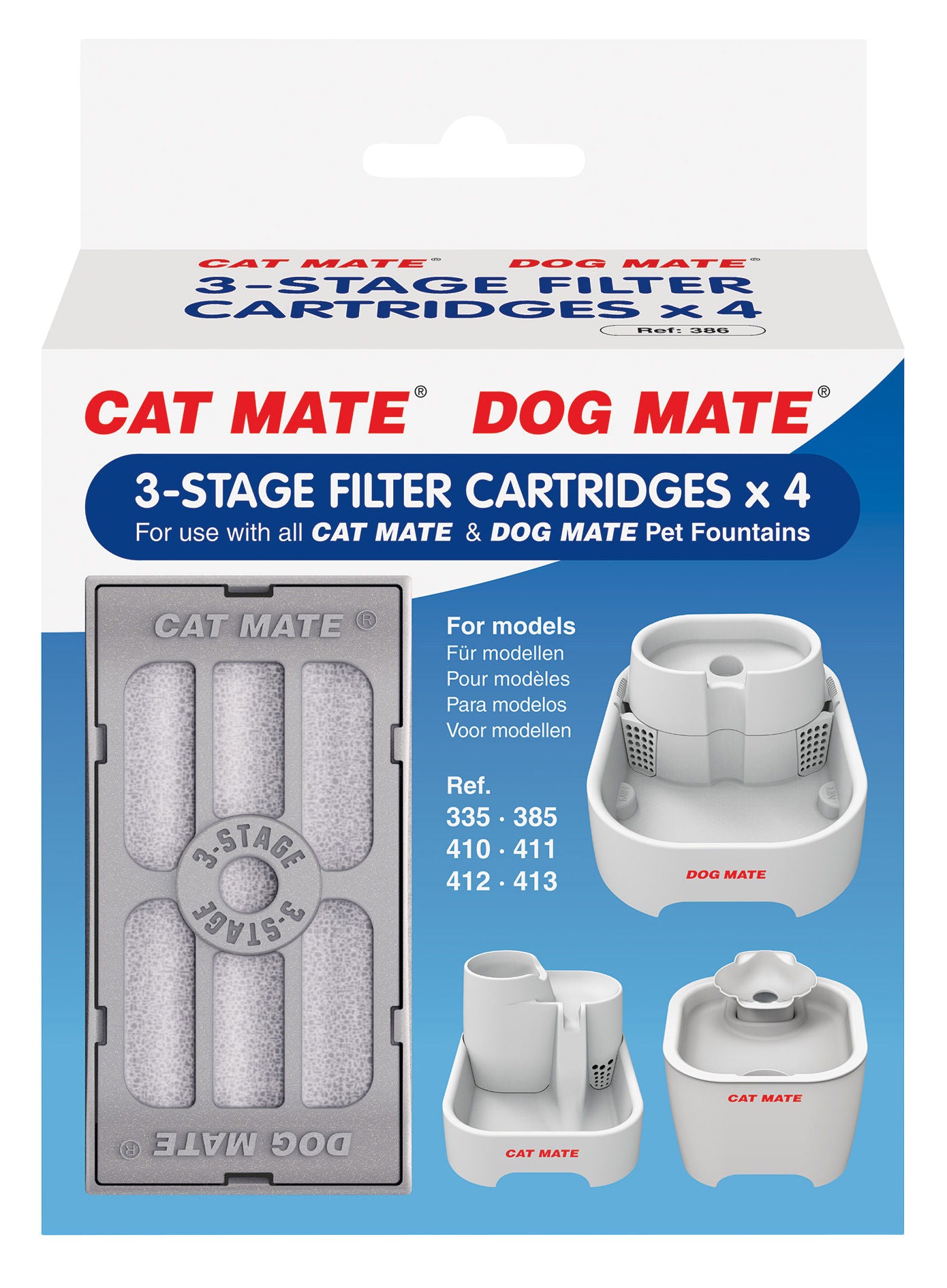 FILTER rezervni za NAPAJALNIK Cat Mate/Dog Mate - 3 stopnje