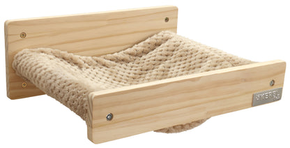 Stenska viseča mreža Timber, 38x33,5x16cm, natur/taupe