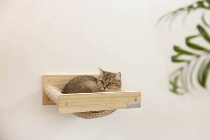 Stenska viseča mreža Timber, 38x33,5x16cm, natur/taupe