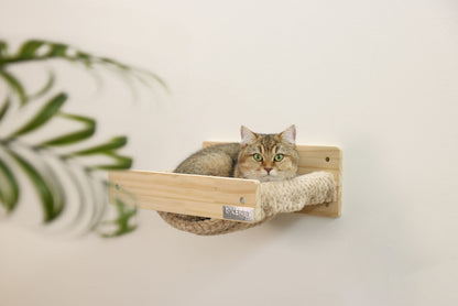 Stenska viseča mreža Timber, 38x33,5x16cm, natur/taupe