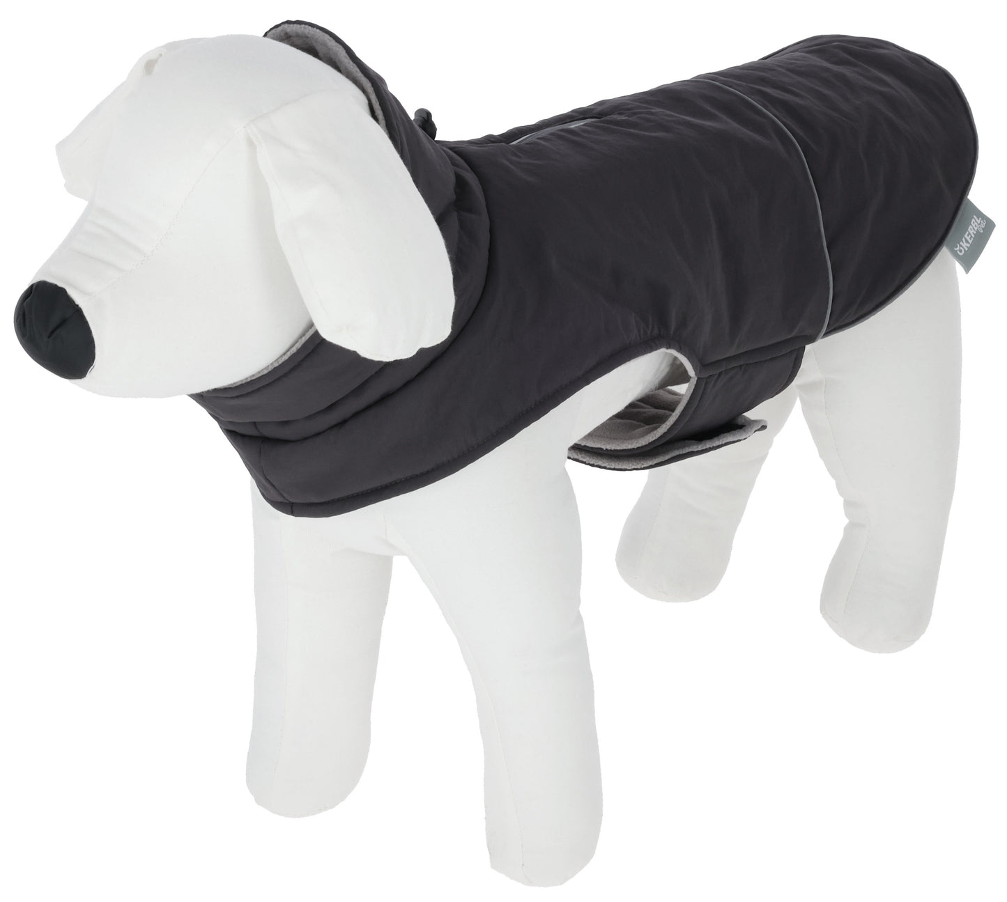 Plašč za psa Montreal, siv, s, 35 cm