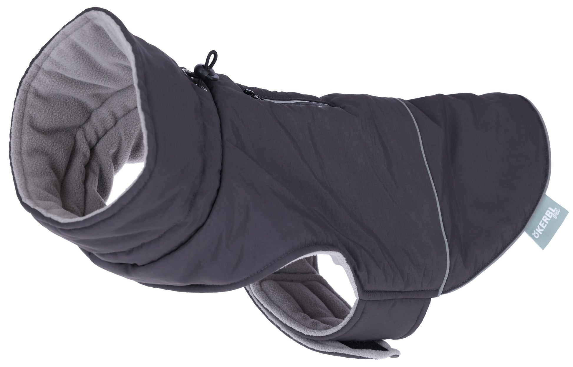 Plašč za psa Montreal, siv, xXL, 55 cm
