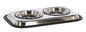POSODA inox z gumi dnom - 2 × 200ml