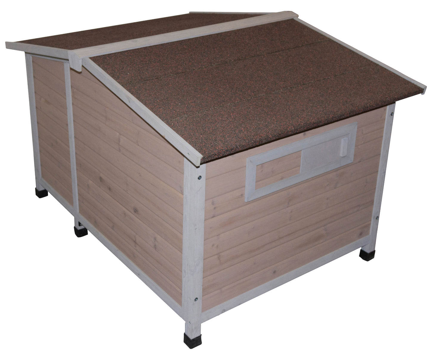 KOCA za psa s pleksi steno - 134 × 92 × 82cm