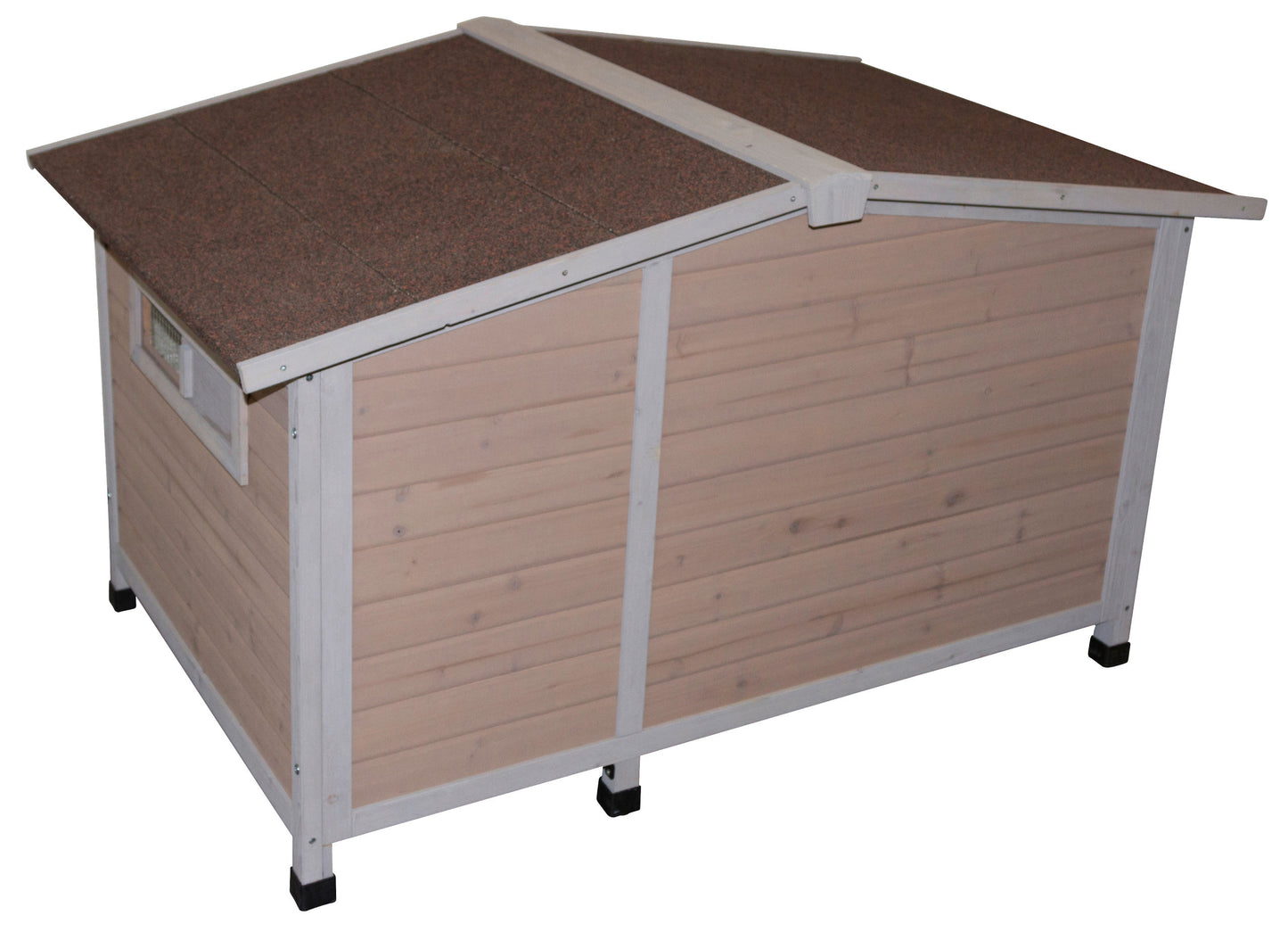 KOCA za psa s pleksi steno - 134 × 92 × 82cm