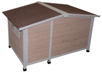KOCA za psa s pleksi steno - 134 × 92 × 82cm