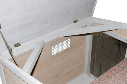 KOCA za psa s pleksi steno - 134 × 92 × 82cm