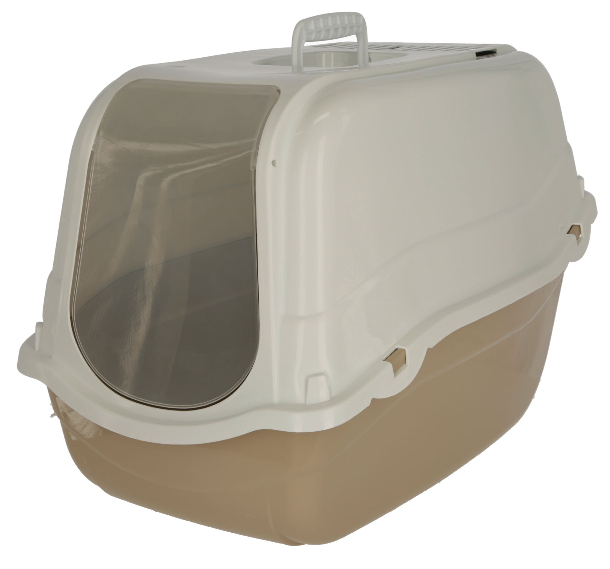 STRANIŠCE za macka Minka taupe/krem - 57x39x41cm