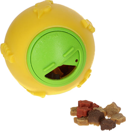 Žoga za prigrizke za macke ø 7,5 cm, rumena