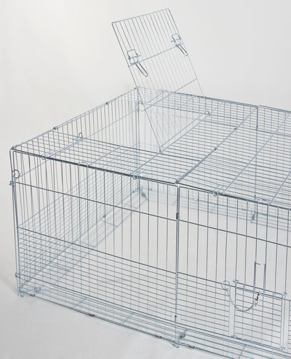 ZAJCNIK brez dna z zaporo proti pobegu - 144×112×60cm
