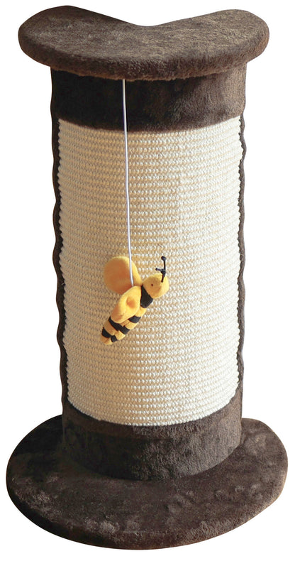 Steber praskalnika za kote v sobi, rjav, 58 cm