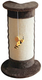 Steber praskalnika za kote v sobi, rjav, 58 cm