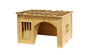 Hišica NATURE PLUS z jaslimi, 43 x 34,5 x 27 cm