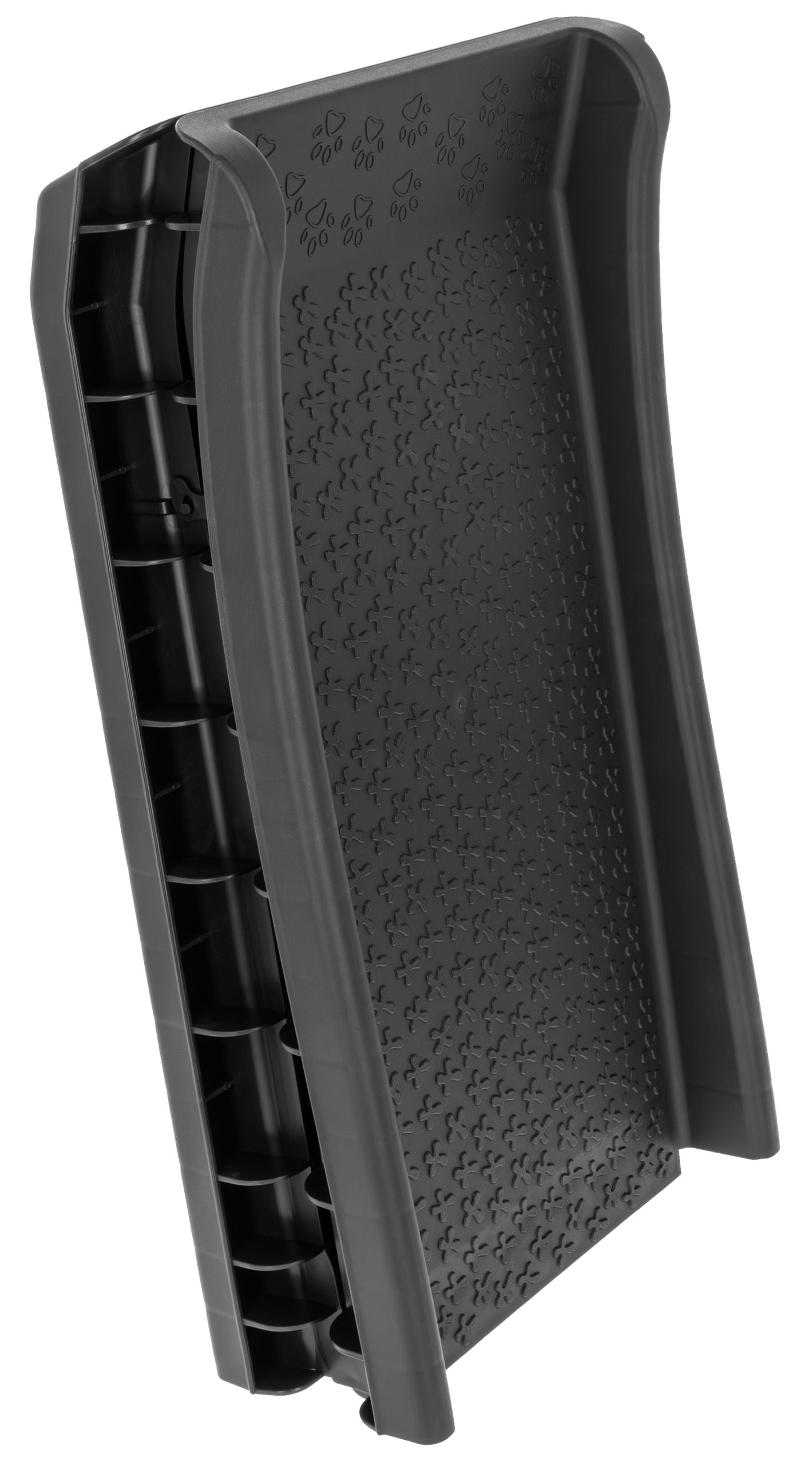 Rampa za pse, črna, 157 x 40,5 x 9 cm