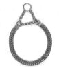 Dvojna ovratna veriga 2,5 mm, 60 cm kromirana
