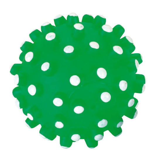 Vinilna žoga za igranje ca. 12 cm z vozli + piskalom