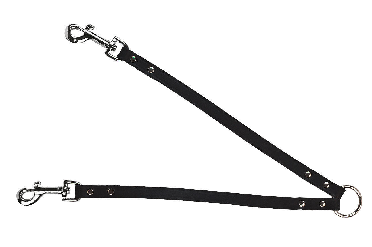 VEGAS opasac crni 18mm / 30cm, za dva psa